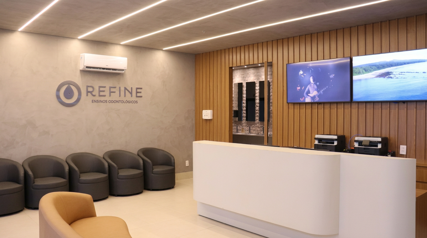 Recepção da Refine Ensinos Odontológicos em Brasília